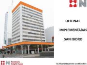 ALQUILER OFICINA IMPLEMENTADA SAN ISIDRO 2,184 m2