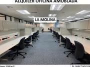 ALQUILER OFICINAS AMOBLADAS AV. J.PRADO ESTE LA MOLINA...