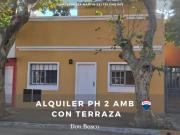 ALQUILER PH 2 AMBIENTES FRENTE Y TERRAZA DON BOSCO