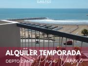 ALQUILER TEMPORADA 2 AMB Vista al Mar Playa Varese MdP
