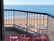 ALQUILER TEMPORARIO 3 amb c/ cochera frente al mar Playa...