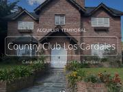 ALQUILER TEMPORARIO CASA 6 AMBIENTES EN LOS CARDALES...