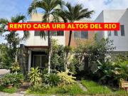 ALQUILO CASA EN URB ALTOS DEL RIO,GUAYAQUIL