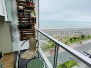 ALQUILO DEPARTAMENTO AMOBLADO CON BALCÓN Y VISTA AL MAR