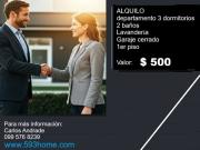 Alquilo departamento de 3 dormitorios en Urdesa