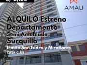 ALQUILO DEPARTAMENTO SURQUILLO ESTRENO 1 DORMITORIO