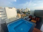 ALQUILO DUPLEX 2 DORMITORIOS, C/JACUZZI,FULL AMOBLADO...