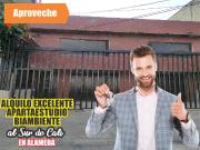 ALQUILO EXCELENTE APARTAESTUDIO BIAMBIENTE AL SUR DE...