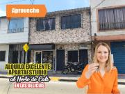 ALQUILO EXCELENTE APARTAESTUDIO TRIAMBIENTES AL NORTE DE...