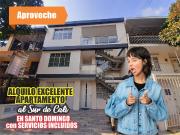 ALQUILO EXCELENTE APARTAMENTO CON SERVICIOS INCLUIDOS AL...