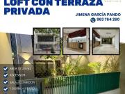 Alquilo exclusivo Flat de 57.29 m² con terraza en...