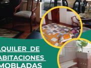 Alquiló habitaciónes amobladas
