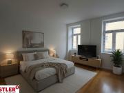 4 Zimmerwohnung mit Hofseitigen Balkon und Blick ins...