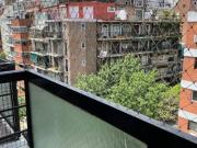 Alto Palermo Tres ambientes luminosos frente, balcon corrido