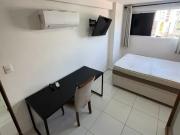 Alugo apartamento mobiliado no Jardim Oceania, 02...