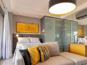 Aluguel de Studio 41m² Mobiliado Varanda e 1 vaga Andar...