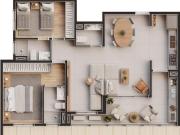 Amaz Alphaville Apartamentos com 90 e 120 m2 com 2 ou 3...