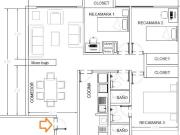 Amplio DEPARTAMENTO en Fraccionamiento Privado