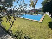 AMPLIO DEPTO. EN PLANTA BAJA, 3 RECS. 2 BAÑOS, ALBERCA,...