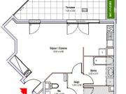 Annemasse Appartement 3 pièces de 69.14m²