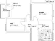 Ansprechende 3 ZKB mit Balkon!