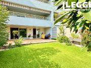 Antibes élégant 3 pièces en rez de jardin avec 2 jardins...