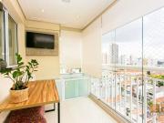 Ap. novo e mobiliado, 2 dorms suite e vaga! Tatuapé!