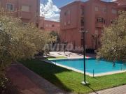 Apart 90m2 Rdc résid piscine près Marjane