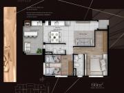 Apart. Novo 2 quartos sendo 1 suite 1 vaga 67m²