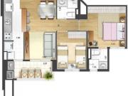 Apartamente porteira fechada Bairro Campestre