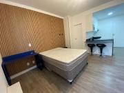 Apartamento 01 dormitÃ³rio mobiliado em Barueri andar alto