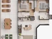 Apartamento 02 Dorm Bairro NAVEGANTES