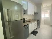 Apartamento 02 dormitÃ³rios semi mobiliado andar alto