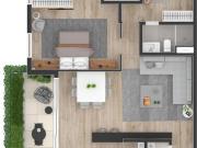 Apartamento · 107m² · 3 Dormitórios · 1 Vaga