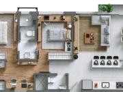 Apartamento 107m² 3Q 3 Suítes 2 vg 196m² total