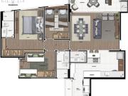 Apartamento · 109m² · 3 Quartos · 2 Vagas