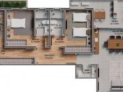 Apartamento 112m² 3 Dormitórios 2 Vagas Champagnat