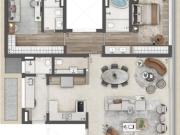 APARTAMENTO 125 M² 2 DORMITÓRIOS 2 SUÍTES 2 VAGAS – VILA...