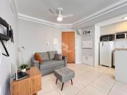 Apartamento 1 Dormitório, 1 Banheiro Social, Mobiliado e...