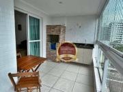 Apartamento 1 dormitório sacada gourmet no Canto do Forte