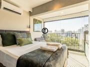 Apartamento 1 Dorms para Alugar 22 m² por R$ 3.600,00