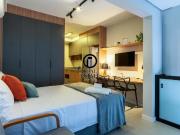 Apartamento 1 Dorms para Alugar 23 m² por R$ 3.600,00