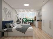 Apartamento 1 Dorms para Alugar 28 m² por R$ 4.000,00