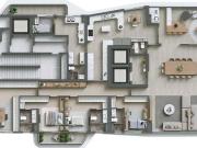 Apartamento 1 por andar em Alphaville, 4 suítes e 4...