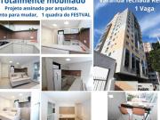 Apartamento 1 Quarto para Venda em Curitiba, Água Verde,...