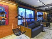 Apartamento 1 suíte mobiliado e decorado com...