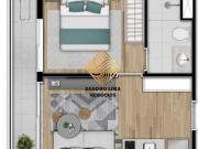 APARTAMENTO 29,36M² NR, 1 SUÍTE, VARANDA SEM VAGA A...