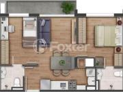 Apartamento, 2 dormitórios, 51.58 m², em Santa Cecília