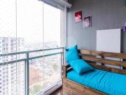 Apartamento 2 quartos com varanda gourmet 1 suíte e 2...