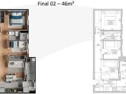 APARTAMENTO 2 QUARTOS NO BAIRRO ÁGUA VERDE CURITIBA PR
